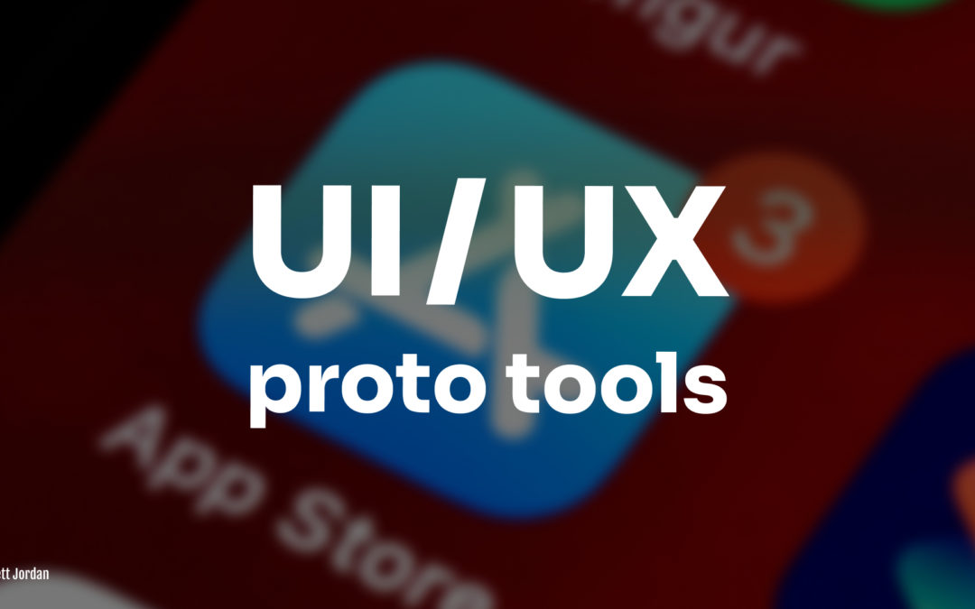 UX/UI prototyping tools